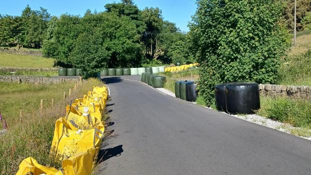 Bradford Telegraph and Argus: Safety work has been carried out on the hill climb section of road 
